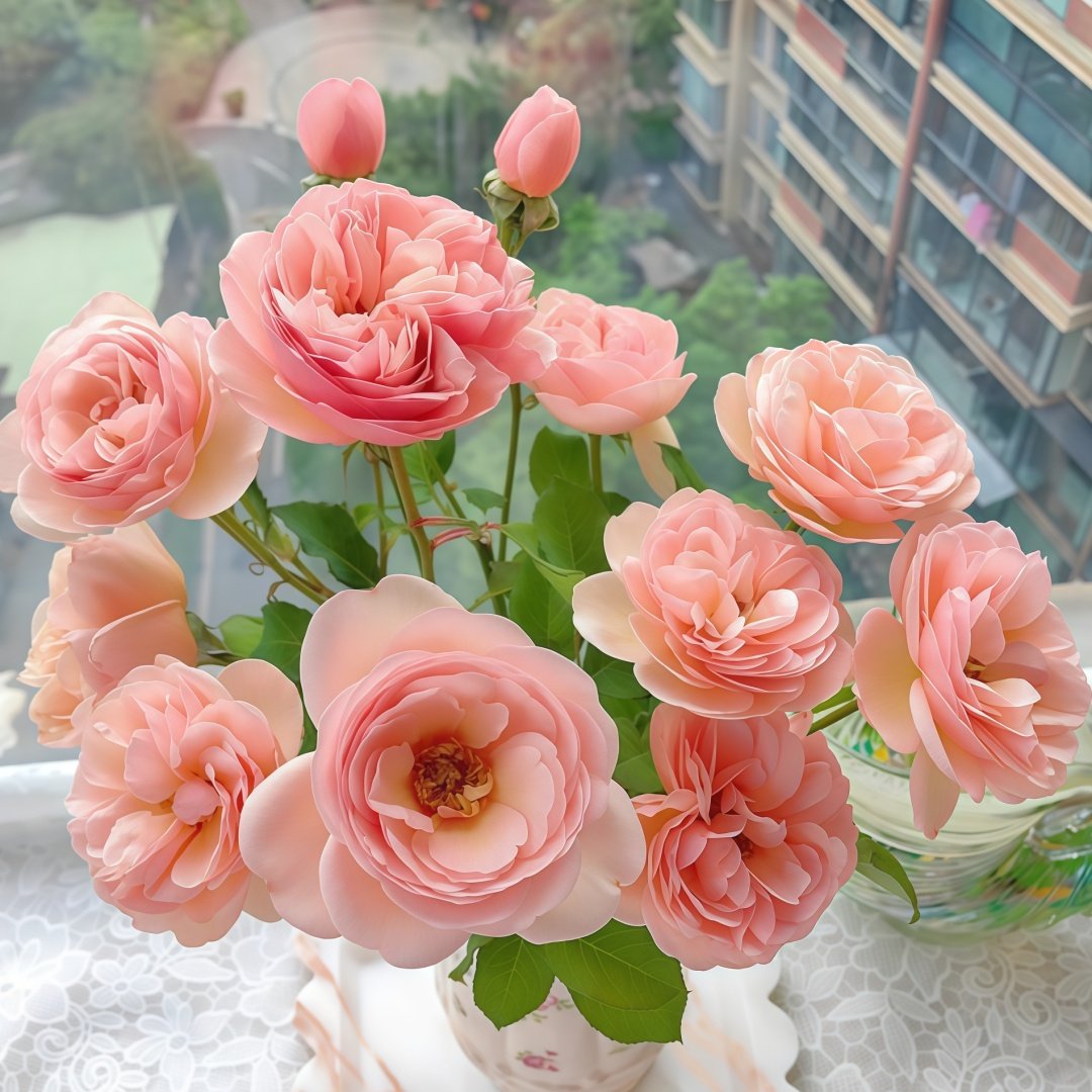 Rose Angers Rose Plant|娇媚昂热城堡 image 9