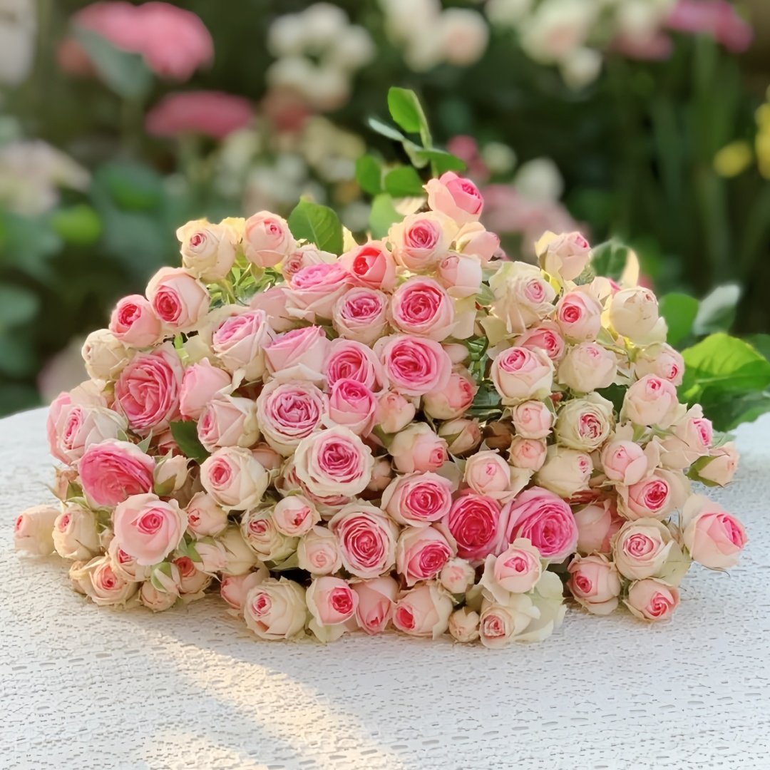 Super Sensation Rose Plant｜粉多头 image 3